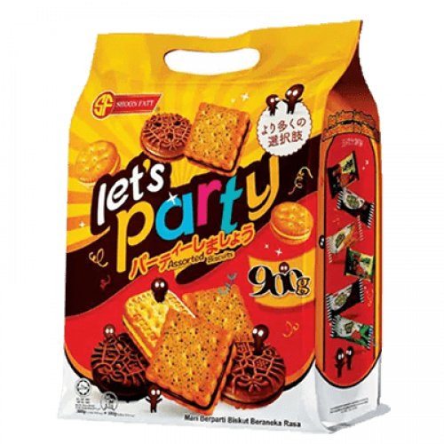 LETS PARTY ASST BISCUITS 1X900G