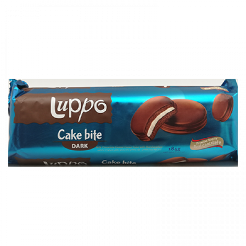 LUPPO CAKE BITE D.CHOC W.MARSHMALLOW 1X184G