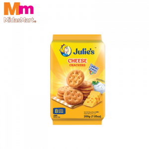 Julie's Cheese Crackers 1x200g  Julie's Cheese Crackers 1x200g