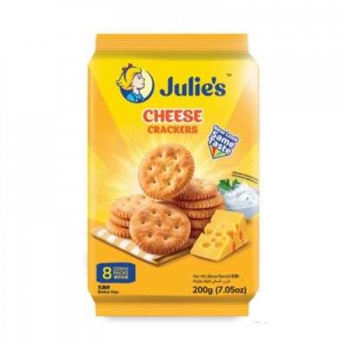 JULIE'S CHEESE CRACKERS 1X200G