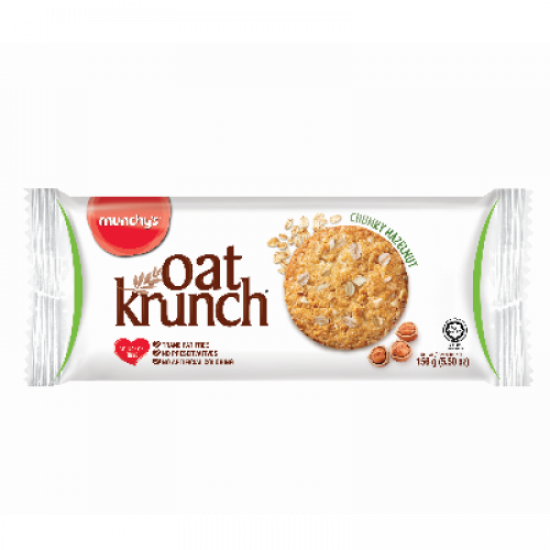 MUNCHY OAT KRUNCH HAZELNUT SLUG 1X156G