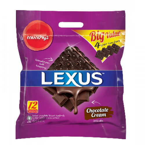 MUNCHY LEXUS SALTED CHOC S/WICH 1X418G