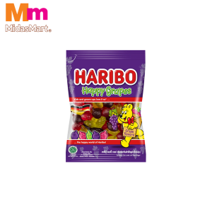 HARIBO HAPPY GRAPES GUMMY CANDY (80G)