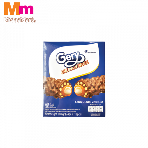 Gery Crunch Roll Vanilla 1x12x23g
