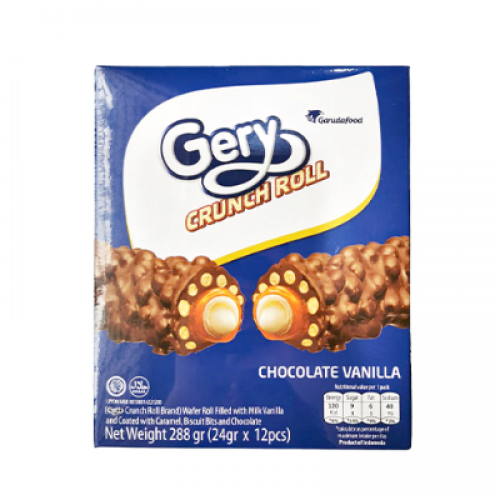 GERY CRUNCH ROLL VANILLA 1X12X24G