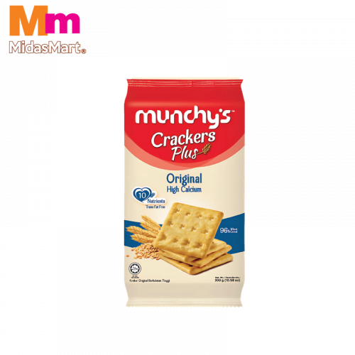 Munchy's Crackers Plus Original High Calcium 1x300g