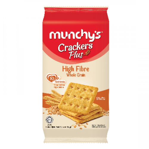 MUNCHY'S CRACKERS PLUS HIGH FIBRE 1X300G