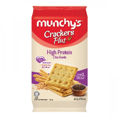 MUNCHY'S CRACKERS PLUS HIGH PROTEIN 1X300G