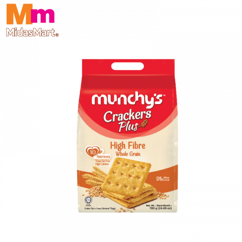 Munchy Crackers Plus High Fibre 1x700g 