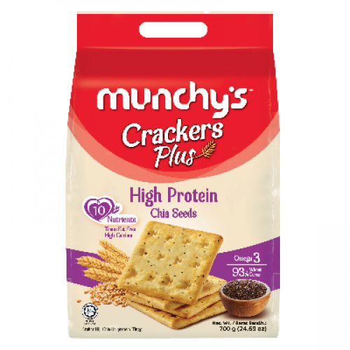 MUNCHY'S CRACKERS PLUS HIGH PROTEIN 1X700G