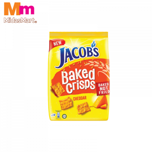 Jacob's Baked Crisps Cheddar 1x229g  Jacob's Baked Crisps Cheddar 1x229g