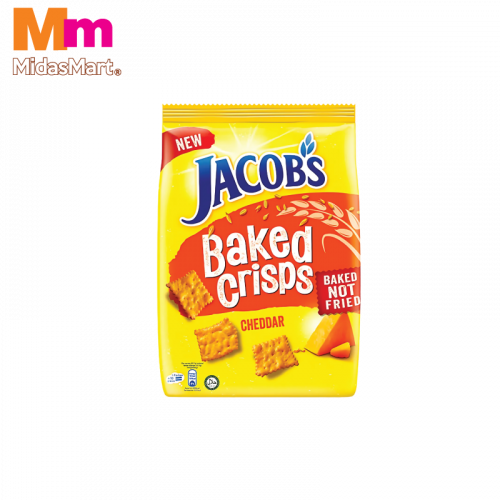Jacob's Baked Crisps Cheddar 1x229g 