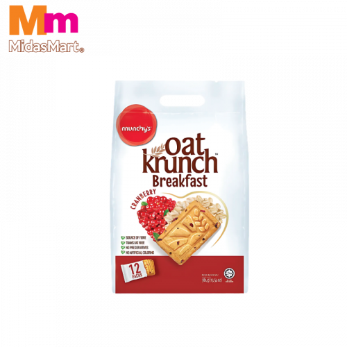 Munchy Oat Krunch Breakfast Cranberry 1x384g