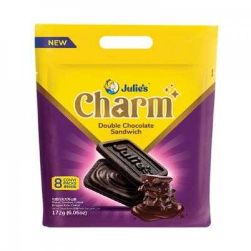 JULIE'S CHARM DOUBLE CHOC 1X172G