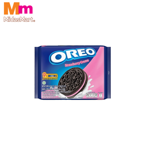 OREO STRAWBERRY FLAVOURED COOKIES (9 X 27.6G)