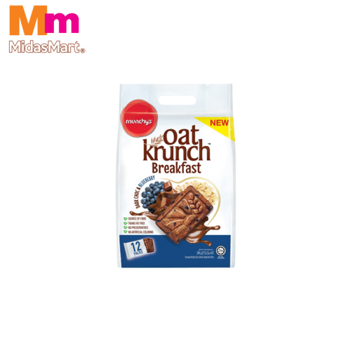 MUNCHY'S OAT KRUNCH BREAKFAST DARK CHOCOLATE BLUEBERRY (384G)