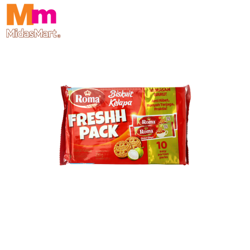 ROMA KELAPA FRESH PACK COCONUT BISCUITS (10 X 23G)