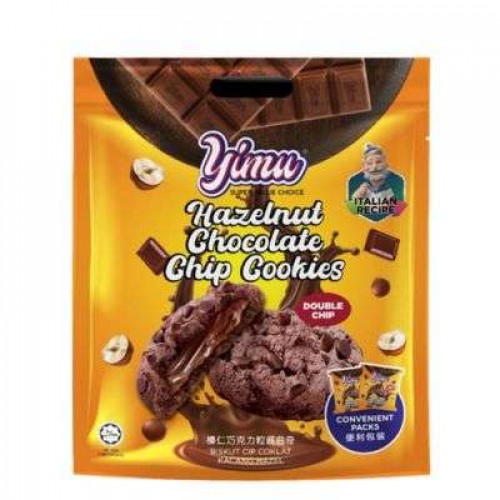 YIMU CHOC COOKIES HAZELNUT S/BAG 1X250G