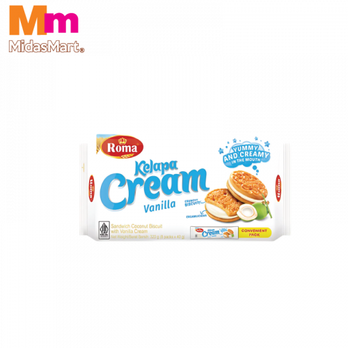 Roma Kelapa Cream Vanilla 1x8x400g