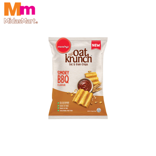 MUNCHY'S OAT KRUNCH CRISPS SMOKY BBQ (3 X 70G)