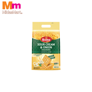ROMA MALKIST SOUR CREAM & ONION CRACKER MULTI PACK (12 X 22.5G)