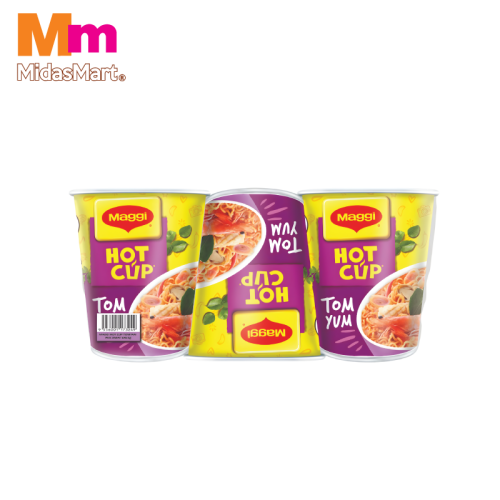 MAGGI HOT CUP TOM YAM FLAVOUR INSTANT NOODLES MULTIPACK (6X6