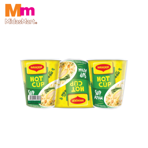 MAGGI HOT CUP CHICKEN FLAVOUR INSTANT NOODLES MULTIPACK (6X6