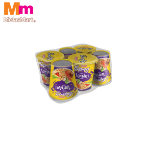 MAMEE EXPRESS CUP TOM YUM FLAVOR VALUE PACK (6 X 60G)
