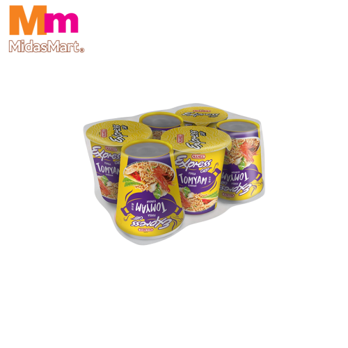 MAMEE EXPRESS CUP TOM YUM FLAVOR VALUE PACK (6 X 60G)