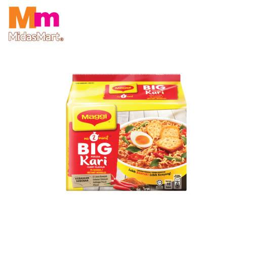 MAGGI 2-MINUTE BIG CURRY FLAVOUR INSTANT NOODLES (5X106G)