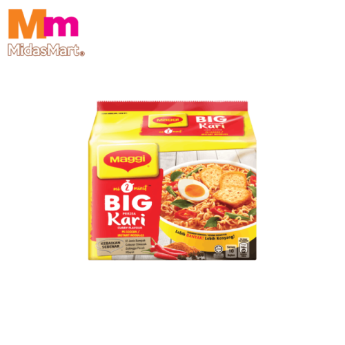 MAGGI 2-MINUTE BIG CURRY FLAVOUR INSTANT NOODLES (5X106G)
