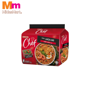 MAMEE CHEF CURRY LAKSA INSTANT NOODLES (4 X 89G)