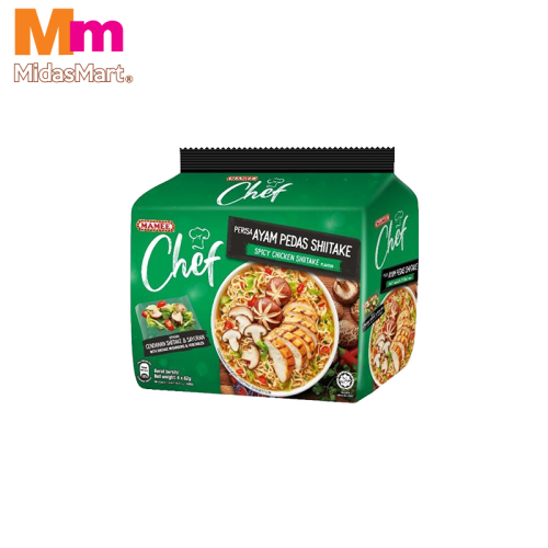 MAMEE CHEF SPICY CHICKEN INSTANT NOODLES (4 X 78G)
