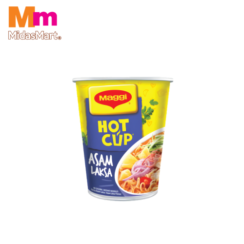 MAGGI HOT CUP ASAM LAKSA FLAVOUR INSTANT NOODLE (60G)