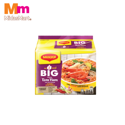 MAGGI 2-MINUTE BIG TOM YAM FLAVOUR INSTANT NOODLES (5X107G)