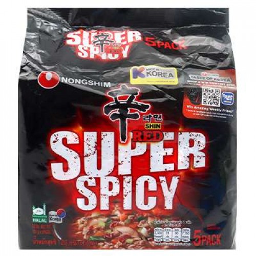 NS SHIN SUPER SPICY RAMYUN 1X5X120G