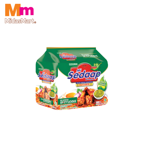 MI SEDAAP GORENG SPICY'LICIOUS (5X86G)