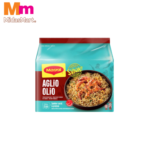 MAGGI SYIOK AGLIO OLIO STIR-FRY MULTIPACK (5 X 77G)