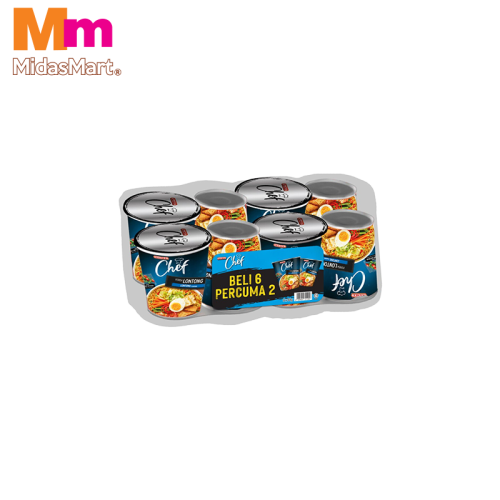 MAMEE CHEF CUP LONTONG VALUE PACK (8 X 72G)