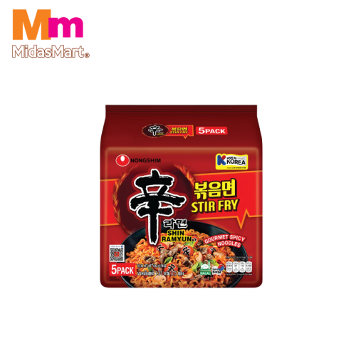 NONGSHIM SHIN STIR FRY RAMYUN (5X131G)