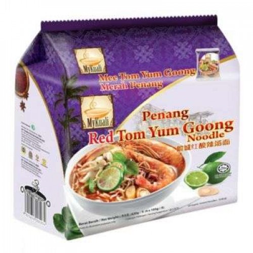 MYKUALI PENANG NOODLE - RED TOM YUM GOONG 1X4X105G