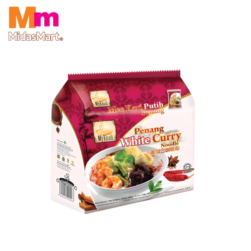 MYKUALI PENANG WHITE CURRY NOODLES (4X110G)