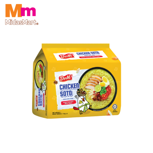 DONMI INSTANT VERMICELLI CHICKEN SOTO FLAVOUR (5X110G)