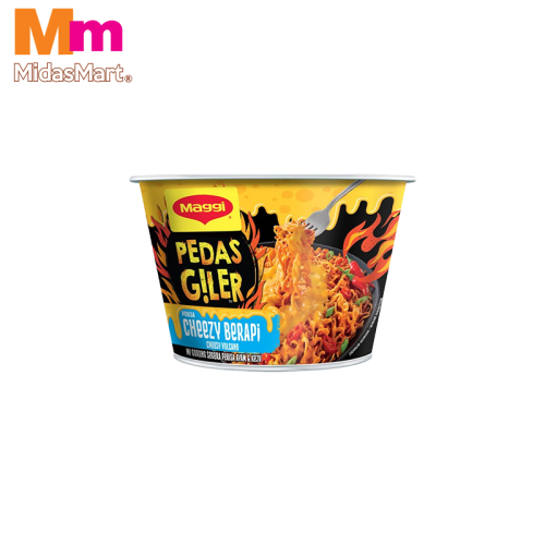 MAGGI PEDAS GILER BOWL CHEEZY NOODLES (94G)
