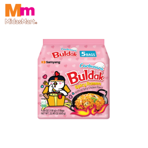 SAMYANG BULDAK HOT CHICKEN FLAVOR RAMEN CARBONARA (5X140G)