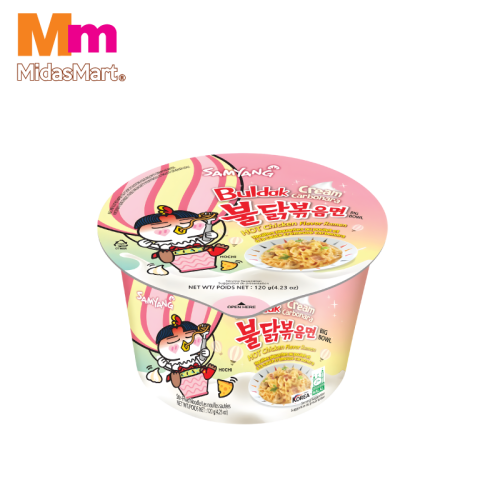 SAMYANG BULDAK HOT CHICKEN FLAVOR RAMEN CARBONARA BOWL (120G