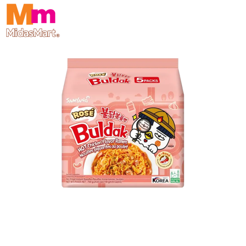 SAMYANG HOT CHICKEN ROSE RAMEN MULTIPACK (5 X 140G)