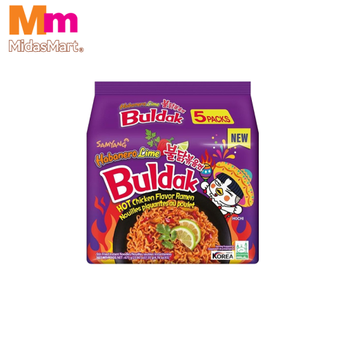 SAMYANG HOT CHICKEN HABANERO LIME RAMEN MULTIPACK (5 X 135G)