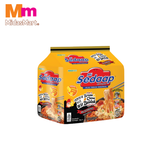 MI SEDAAP GORENG KOREAN SPICY CHICKEN (5X87G)