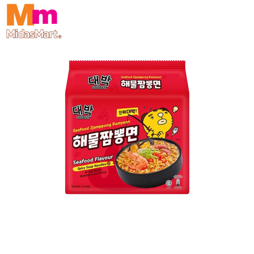 DAEBAK NOODLE SPICY JJAMONG MULTIPACK (5 X 101G)